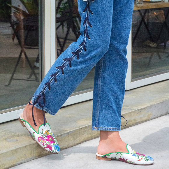 🚫SOLD🚫 Jon Josef Great Slippers Mules Provence Floral - Picture 3 of 5